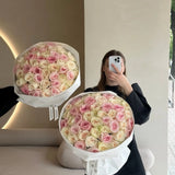 Букет із піоновидних ароматних троянд - Freesia