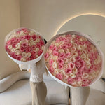 Букет із піоновидних ароматних троянд - Freesia